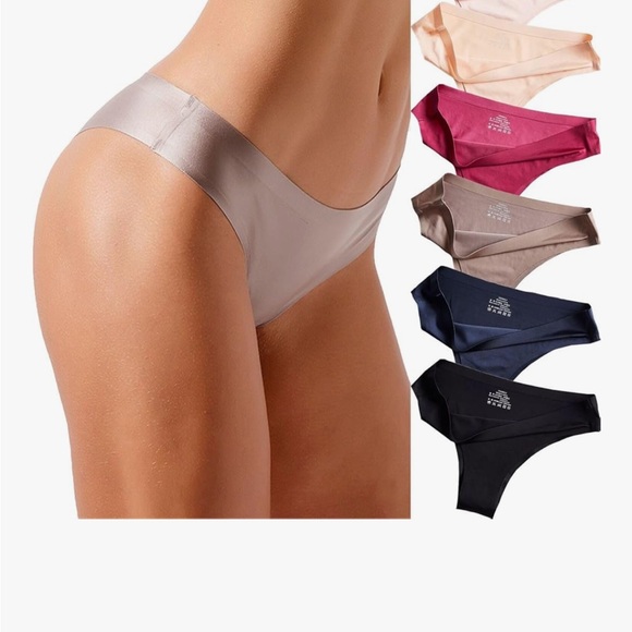 VISSAY Seamless Underwear for Women, No Show Ladies Stretch Bikini Panties - Picture 1 of 8